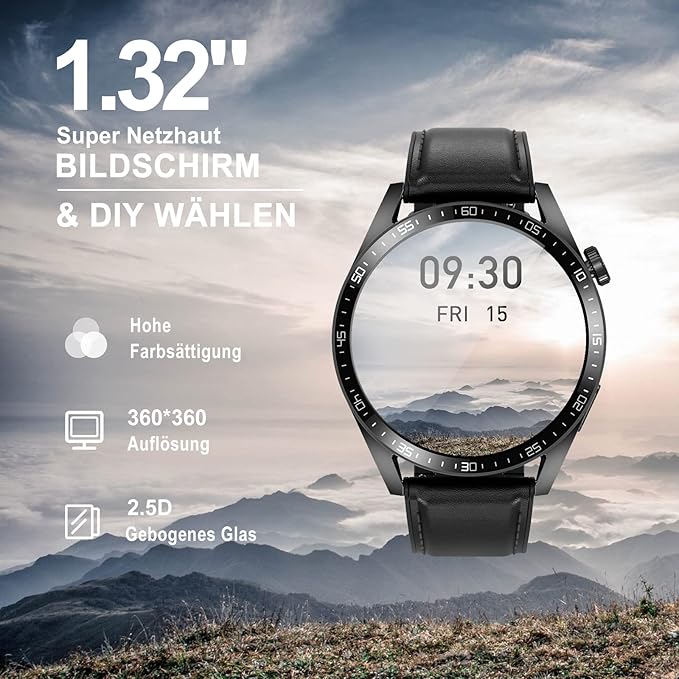 Reloj inteligente deportivo con monitor de salud